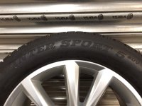 Genuine OEM 1x VW Touareg 7P 2 Karakum 7P6601025C Alloy Rim TPMS Winter Tyres 255/55 R 18 Dunlop 7,9mm 2017
