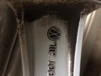 Original 1 x Komplettrad VW Touareg 2 7P Karakum 7P660102C Alufelge RDKS Winterreifen 255/55 R 18 Dunlop 3,8mm 2015