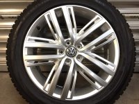 VW Tiguan 2 5NA 5NA601025N Auckland silber Alufelgen Winterreifen 235/50 R 19 Falken 9,2mm NEU 2019