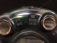 VW T-Roc 2GA A1 5Q 5Q0601027AM/AN Steel Rims Winter Tyres 205/60 R 16 Michelin 8,5-8mm 2017