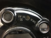 VW Golf 7 5G GTI GTD Steel Rims Winter Tyres 205/55 R 16 Bridgestone 2018 6,8-3,9mm 6J ET48 5x112 5Q0601027BG