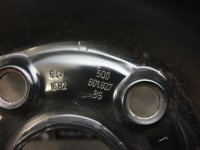 VW Golf 7 5G GTI GTD Steel Rims Winter Tyres 205/55 R 16 Bridgestone 2018 6,8-3,9mm 6J ET48 5x112 5Q0601027BG