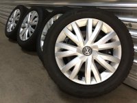 VW Golf 7 5G GTI GTD 5Q0601027BG Steel Rims Winter Tyres...