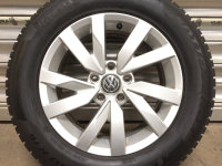 VW Passat B8 3Q 3G Aragon Alufelgen 3G0601025A Winterreifen 215/60 R 16 Seal Pirelli 4,4-4mm 2018 2020