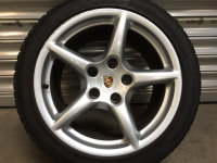Porsche 911 997 Alloy Rims Winter Tyres 235/40 R 18...