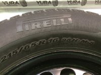 Genuine OEM VW Tiguan 1 5N Steel Rims Winter Tyres 215/65 R 16 Pirelli 2011 3,9-2,7mm 6,5J x 16H2 ET33