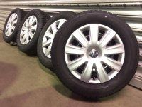 VW Beetle 5C Steel Rims Winter Tyres 215/60 R 16 Dunlop...