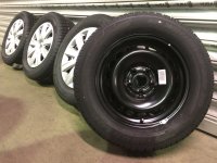 VW Beetle 5C Steel Rims Winter Tyres 215/60 R 16 Dunlop...