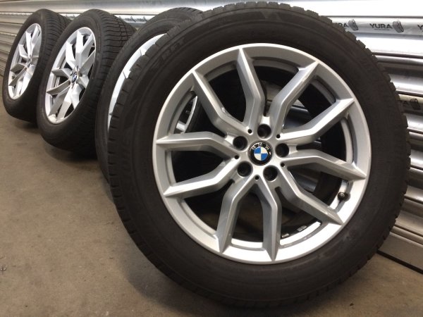 Genuine OEM BMW X5 G05 X6 G06 Styling 734 Alloy Rims Winter Tyres 265/50 R 19 TPMS Bridgestone 2018 6,5-5,4mm 9J ET38 5x112 6880685