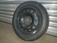 1x Steel Rim Winter Tyres 205/55 R 16 99% Bridgestone...