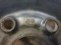 1x Steel Rim Winter Tyres 205/55 R 16 99% Bridgestone 2017 6,5J ET46 LK5x112 KBA 43830
