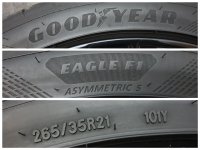 BMW X3 G01 X4 G02 Medusa Alloy Rims Summer Tyres 265/35 R 21 TPMS 84% 2020 Goodyear 9,5J ET30 ET42 KBA 53766 5x112 EtaBeta