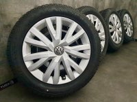 Origianl VW Golf 7 5Q Steel Rims Winter Tyres 205/55 R 16...