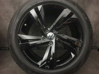 VW Tiguan 2 5NA Allspace Valencia Alloy Rims Summer Tyres 255/45 R 19 TPMS Seal NEW 2021 Pirelli 8,5J ET38 5NA601025AM Black 5x112