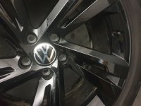 VW Tiguan 2 5NA Allspace Valencia Alloy Rims Summer Tyres 255/45 R 19 Seal 2020 Pirelli 5,9-5,5mm 8,5J ET38 5NA601025AM 5x112 Black