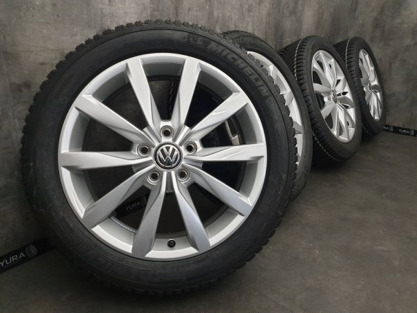 VW Golf 7 5G Dijon R GTI GTD Alloy Rims Winter Tyres 205/50 R 17 NEW 2019 Michelin 6J ET48 5G0601025K 5x112