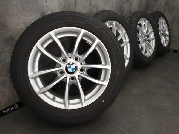 Original BMW 1er F20 F21 2er F22 F23 Styling 378 Alufelgen Sommerreifen 205/55 R 16 RDCi Runflat Bridgestone 7,1mm 2017 7J ET40 6796202 5x120
