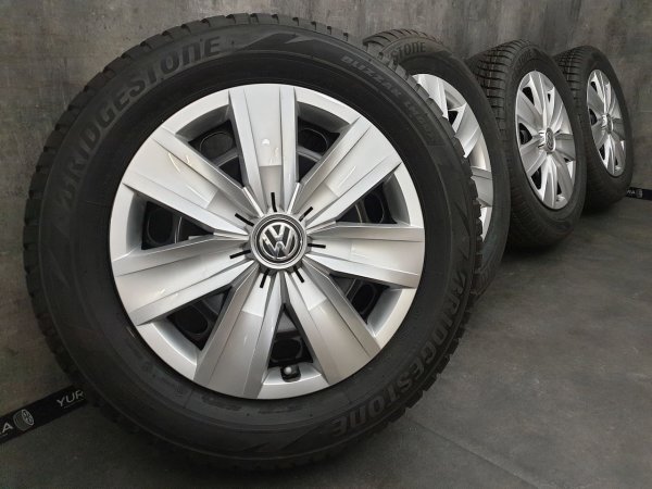 VW T Roc 2GA A1 Steel Rims Winter Tyres 205/60 R 16 NEW Bridgestone 2018 6J ET43 5Q0601027AM/BM 5x112