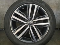 VW Tiguan 2 5NA Allspace Auckland Alloy Rims Summer Tyres 235/50 R 19 TPMS Seal NEW 2019 Hankook 7J ET43 5NA601025F 5x112 Anthracite