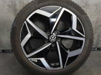 VW ID.3 Andoya Alloy Rims Winter Tyres 215/50 R 19 Seal 99% 2021 Continental 7,5J ET50 10A601025H Black 5x112
