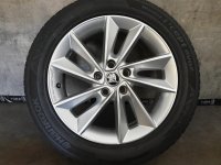 Skoda Superb 3 3V Alloy Rims Winter Tyres 215/55 R 17 Hankook 2017 3,8-2,9mm 6,5J ET38 KBA 51561 5x112