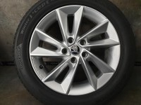 Skoda Superb 3 3V Alloy Rims Winter Tyres 215/55 R 17 Hankook 2017 3,8-2,9mm 6,5J ET38 KBA 51561 5x112