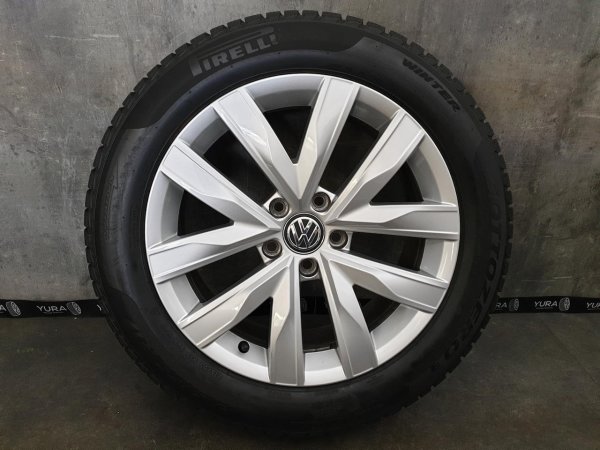 1x VW Arteon 3G Marstrand Alufelge Winterreifen 215/55 R 17 Seal 2020 Pirelli 6,4mm 7J ET38 3G8601025 5x112