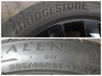 VW Touareg 3 CR7 Suzuka Alloy Rims Summer Tyres 285/40 R 21 TPMS Bridgestone 2019 6,6-5,5mm 9,5J ET31 760601025D 5x112 Black