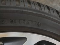 1x Ford Focus ST MK4 Alloy Rim Winter Tyres 235/40 R 18 88% Bridgestone 2017 7mm 8J ET55 JX7C-H1A 5x108 Black