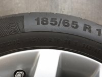 1x Nissan Note E12 Alloy Rim Summer Tyres 185/65 R 15 TPMS Continental 2014 6mm 5,5J ET40 SA303VU1A 4x100