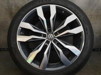 VW Touareg 3 3Q CR7 Suzuka Alloy Rims Summer Tyres 285/40 R 21 TPMS Goodyear 2018 6,2-6mm 9,5J ET31 5x112 760601025L GRAPHITE