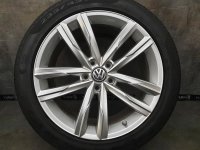 VW Passat B8 3G Variant Dartford Alufelgen Sommerreifen 235/45 R 18 RDKS Seal Pirelli 2018 7,7-7,3mm 8J ET44 3G0601025H 5x112 silber