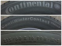 Dezent Alufelgen Winterreifen 215/60 R 16 Continental 2017 7J ET45 5x112 KBA 47687