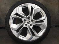 Genuine OEM Skoda Octavia 4 NX RS Altair Alloy Rims Winter Tyres 225/40 R 19 99% 2020 Continental 7,5J ET48 5E3601025R SILBER 5x112