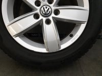 Genuine OEM VW Touran 2 5TA Corvara Alloy Rims Winter Tyres 205/60 R 16 Seal Pirelli 2016 7,4-6,3mm 6,5J 5TA071496 KBA 50413 ET48 5x112