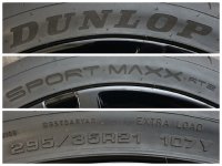 Porsche Cayenne Turbo 2 GTS 958 92A Alufelgen Sommerreifen 295/35 R 21 Dunlop 2018 6,8-6,7mm 10J ET50 7P5601025M 5x130