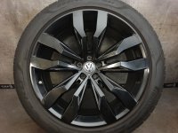 VW Touareg 3 3Q CR7 Suzuka Alufelgen Sommerreifen 285/40 R 21 RDKS Pirelli 2019 6,6-6,1mm 9,5J ET31 760601025D 5x112 SCHWARZ