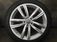 VW Passat B8 3G Variant Dartford Alloy Rims Winter Tyres 235/45 R 18 TPMS NEW 2021 Goodyear 8J ET44 3G0601025K 5x112 Grey