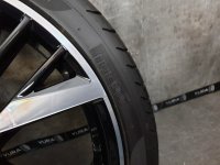 VW Golf 7 5G R GTI GTD Santiago Alloy Rims Summer Tyres 225/35 R 19 Pirelli 2017 7,6-7mm 7,5J ET51 5G0601025AN 5x112
