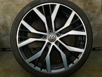 VW Golf 7 5G R GTI GTD Santiago Alufelgen Sommerreifen 225/35 R 19 Pirelli 2017 7,6-7mm 7,5J ET51 5G0601025AN 5x112