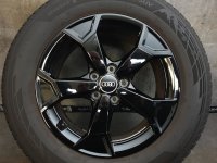 Genuine OEM Audi Q3 F3 S Line Alloy Rims Winter Tyres 215/65 R 17 2021 Hankook 6,5J ET38 5x112 83A601025AM Black