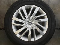 VW Touareg 3 3Q CR Osorno Alloy Rims Winter Tyres 255/55 R 19 TPMS 99% Continental 2018 8J ET28 760601025E 5x112